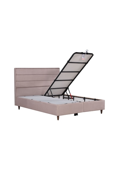 Kilim Mobilya Hilton Sandıklı Baza Başlık Seti Vizon Yatak Dahil Değildir 180x200