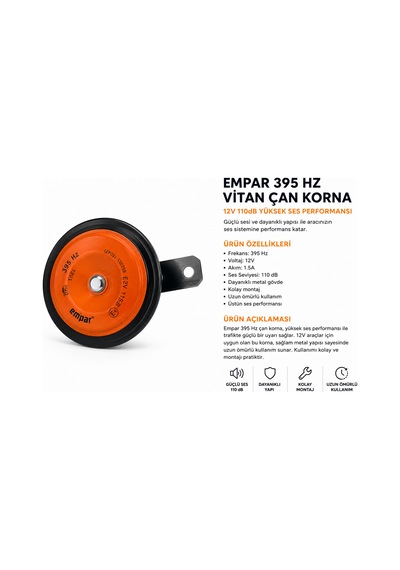 12v Dit Dit Korna Güçlü Ve Net Sesli Araç Korna Sistemi