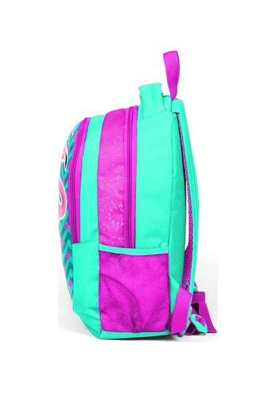 Coral High Turkuaz Flamingo Desenli Okul Çantası 14382