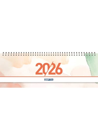 Gıpta 2026 Spiralli Masa Takvimi 12x33 Cm 504-btk