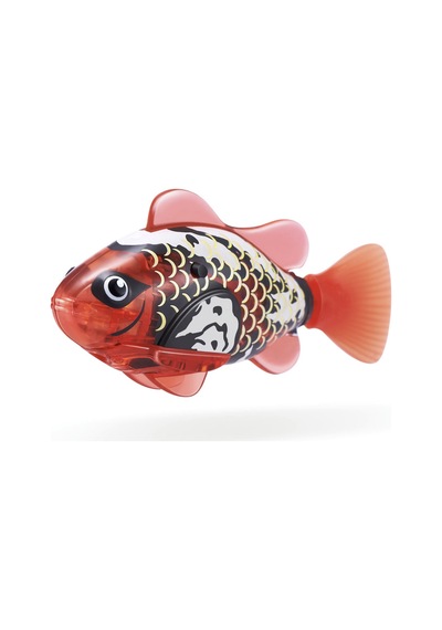 1.8 Metre Derine Dalan Suda Renk Değiştiren Yüzen Pilli Robo Alive Balık - 6.8 Cm - 1 Adet - Kırmızı