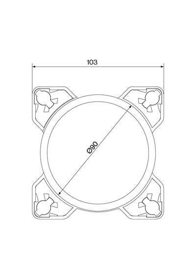 Sanel S811 Led Uzun Far 90 Mm 12v-24v