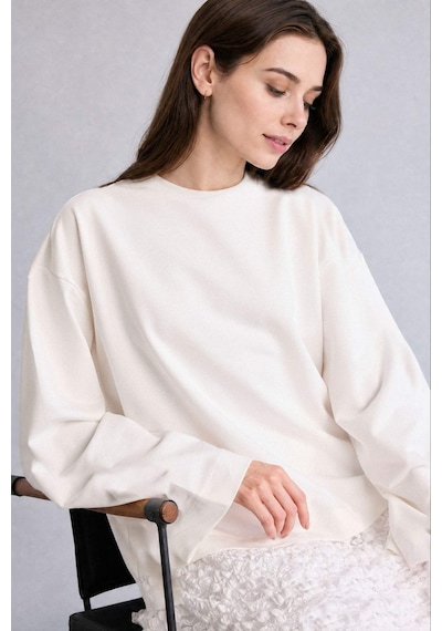 Defacto Loose Fıt Uzun Kollu Ecru Tunik H4443ax26sper105 Ekru-er105