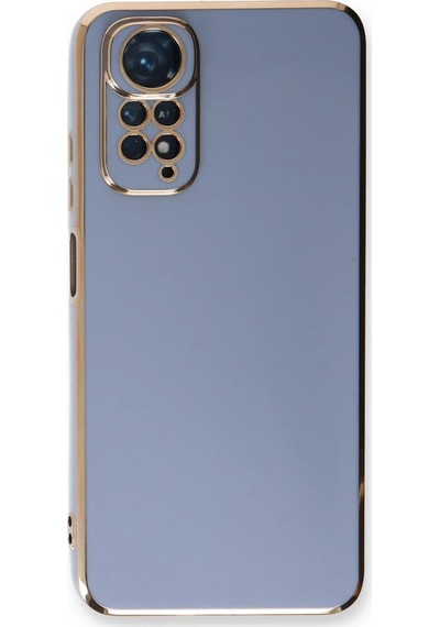 Newface Xiaomi Redmi Note 11 Kılıf Volet Silikon Glblseme - 10 - Mavi