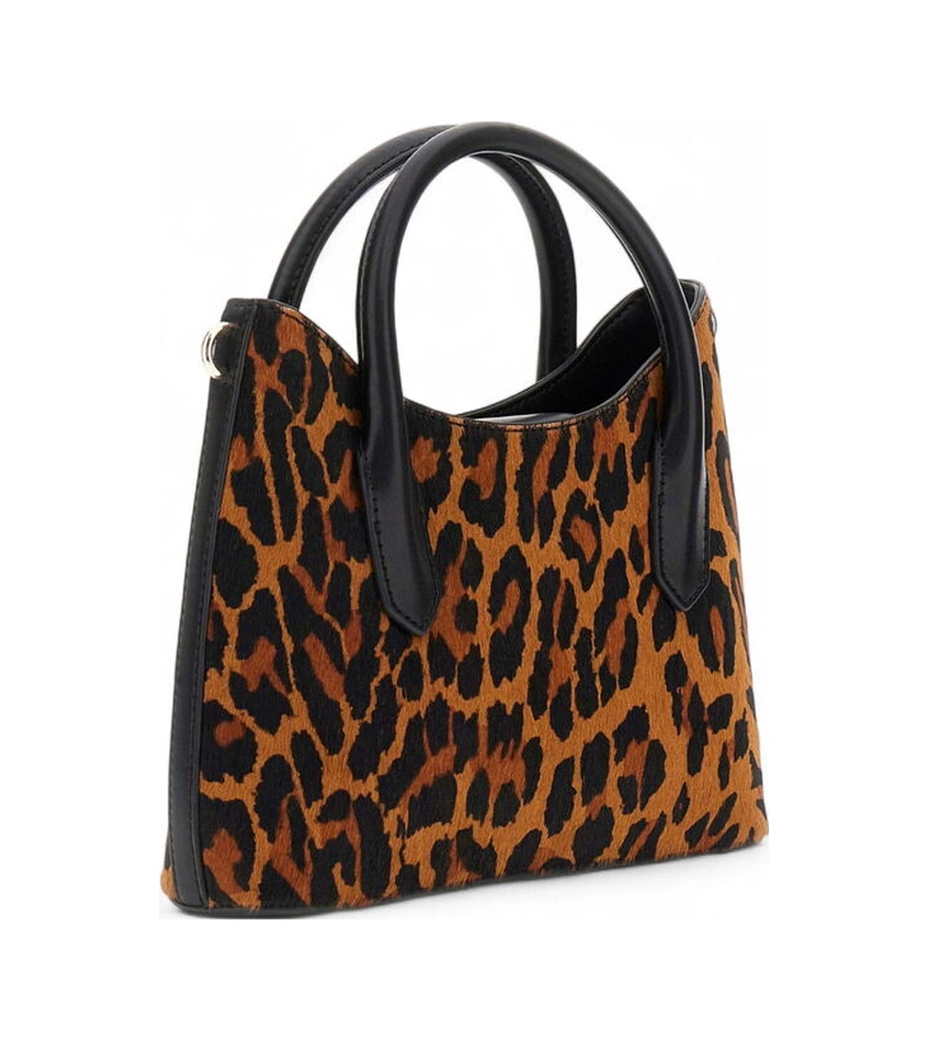 Guess Domitilla Siyah-kahve-leopar Kadın El Çantası Hwlo7529760 Siyah-kahve-leopar