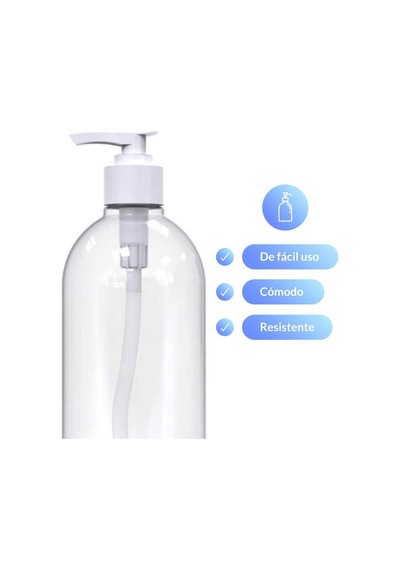 Tr Rc Ocio 500ml Dezenfektan Jeli Doldurmak İçin 4'lü Paket Boş 500 Ml Şişe, Jel Sabun Ve Dezenfektan İçin Tüm S