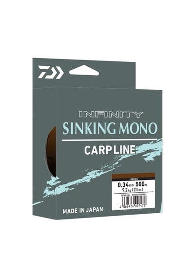 Daiwa Infinity Sinking Mono Dark Olive Sazan Misinası Kalınlık Mm : 0,37mm