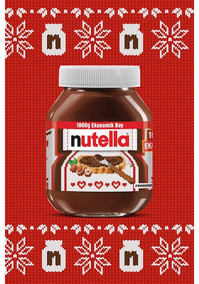 Nutella Kakaolu Fındık Kreması 1 Kg - 4 Adet