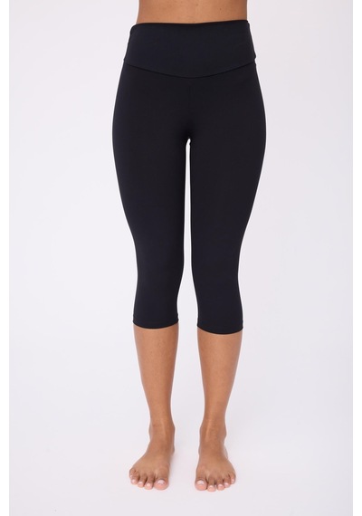 Hıghrıse Comfortflex Yüksek Bel Kapri Spor & Aktif Yaşam Taytı-2775 Siyah