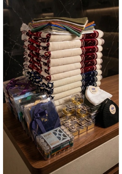 Elegant 24 Kişilik Hac Umre Çeyizlik Hediyelik Lux Set Çok Rekli