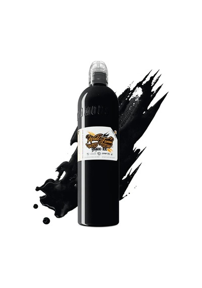 World Famous Ink Pitch Black Siyah Dövme Boyası 8oz - 240ml