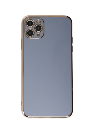Apple iPhone Uyumlu  11 Pro Max Uyumlu Kılıf Volet Silikon - Mavi