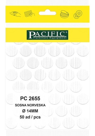 Sosna Norveska Pacıfıc Yapışkanlı Tapa-14mm