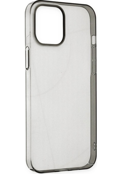 Newface Apple iPhone Uyumlu 14 Pro Kılıf Pc Sert Şeffaf Kapak Semeglbl - 1 - Siyah
