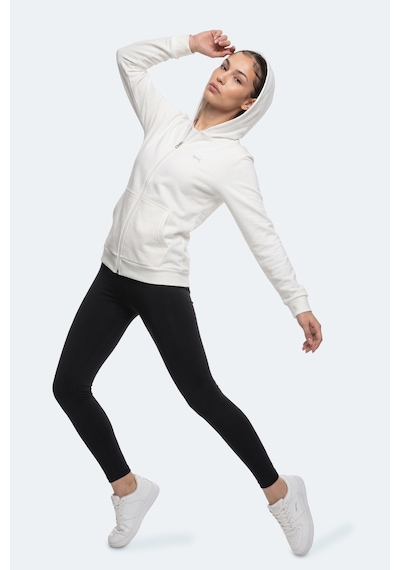 Slazenger Sera I Kadın Fermuarlı Ekru Sweatshırt