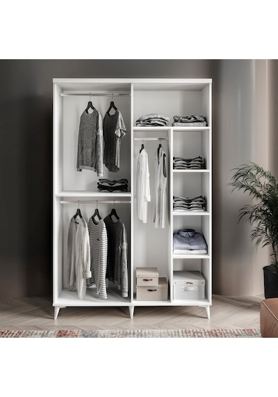 Guneystore Oslo 4 Kapaklı Komple Mdf Gardırop