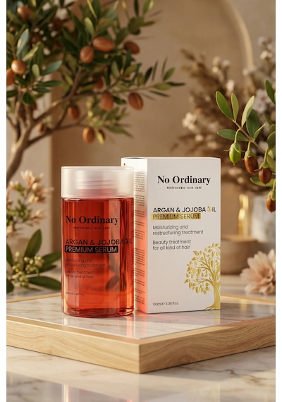 Premium Argan & Jojoba Içerikli Doğal Saç Bakım Yağı & Serum 100ml