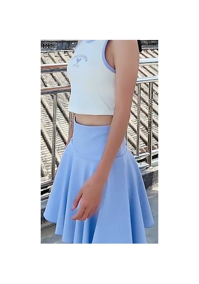 Eccmoda Kadın Yüksek Bel Geniş Kemer Toparlayıcı Etekli Şort Günlük Spor Havuz Ve Deniz İçin Uygun Açık Mavi - 697467875 Açık Mavi Eccmoda Kadın Yüksek Bel Geniş Kemer Toparlayıcı Etekli Şort Günlük Spor Havuz Ve Deniz İçin Uygun Açık Mavi - 697467875 Açık Mavi