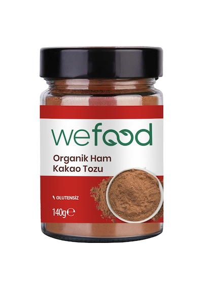 Wefood Organik Ham Kakao Tozu 140 gr.