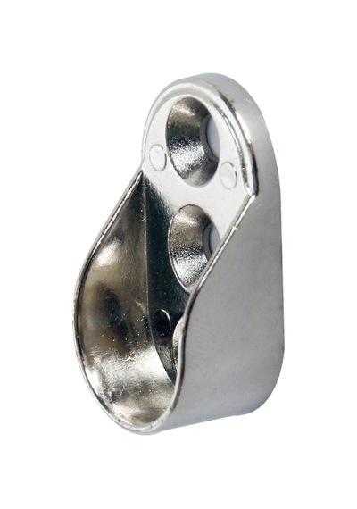 Mini Oval Askı Flanşı Düz Nikel 15x29 2 Adet Çok Renkli