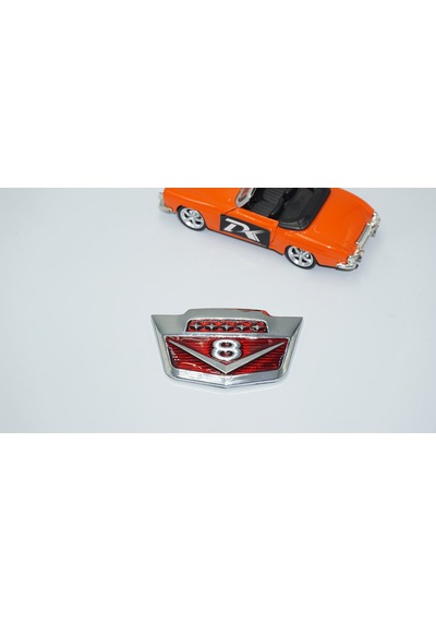 Dk Tuning V8 Bagaj Yeni Versiyon Krom Metal Logo Amblem