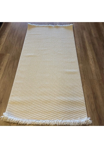 Hoom Rugs Dizayn 1063 Krem Yumuşak Dokulu Desensiz İskandinav Halı Krem