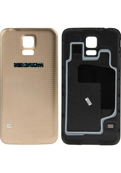 Samsung Galaxy Uyumlu S5 Sm-g900 Arka Kapak Gold Belirtilen