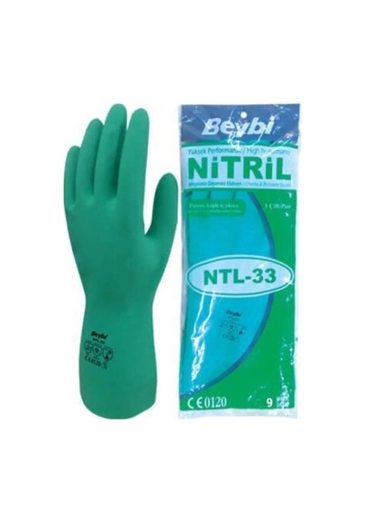 Ntl-38 Nitril Iş Eldiveni 9 Numara 1 Çift