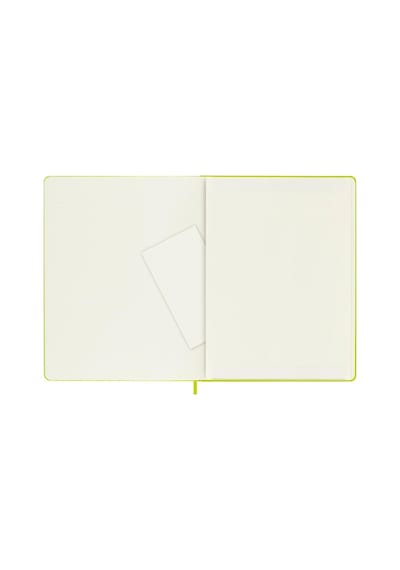 Moleskine Classic Sert Kapak Çizgisiz Defter 19x25 Lemon Green Sarı