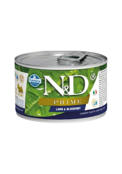 N&D Tahılsız Kuzu Etli Yaban Mersinli Konserve Yetişkin Köpek Maması 3 x 140 G