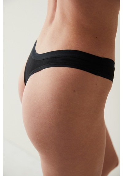 Penti Fresh Basic Siyah Tanga Külot Siyah