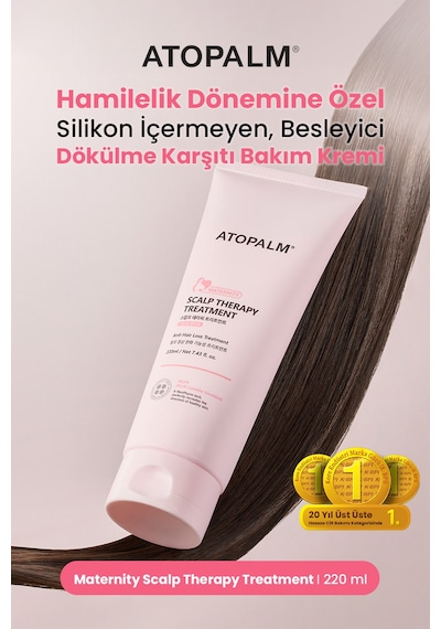Hamileler İçin Silikonsuz Dökülme Karşıtı Saç Kremi Atopalm Maternity Care Scalp Therapy Treatment