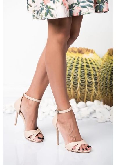 Fox Shoes Ten Kadın Topuklu Ayakkabı B922113709 Ten