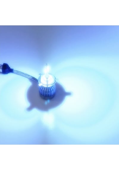 Space Led Far Ampulü H4-3000Lmx2-30W-12V Buz Mavisi / Laam707