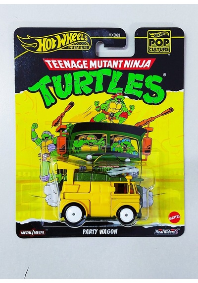 Premium Party Wagon Tmnt - Ninja Kaplumbağalar Pop Culture 2025 Mix 4 Model Araç Çok Renkli