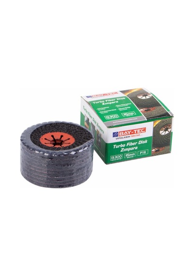 Baytec Zımpara Turbo Fiber Disk 115X22Mm Mk0195 3315 10 Adet