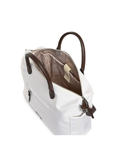 Pierre Cardin 05pc26y111961 İmperteks Laptop Bölmeli Çok Cepli Omuz Ve El Çantası Beyaz