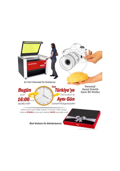 Fotoğrafçı Hediyesi DSLR Fotoğraf Makinesi Kişiye Özel Gece Lambası