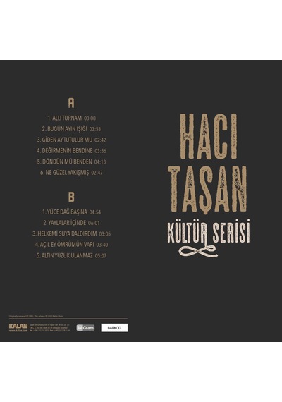Hacı Taşan - Kültür Serisi (Plak)