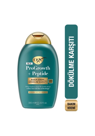 Ogx Progrowth + Peptide Dökülme Karşıtı Saç Kremi 385 Ml