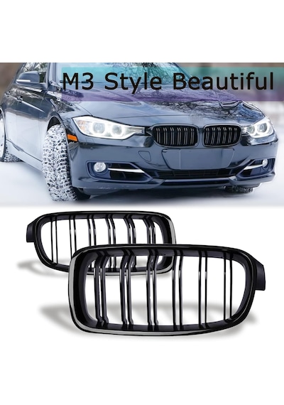Bmw F30 2012-2019 Siyah M3 Ön Panjur-ön Böbrek