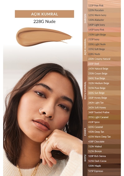 Avon Power Stay Mat Fondöten 228G Nude