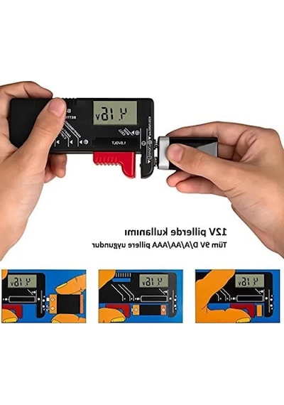 Dijital Lcd Pil Test Cihazı, Modern Tasarım Ve Kullanım Kolaylığı