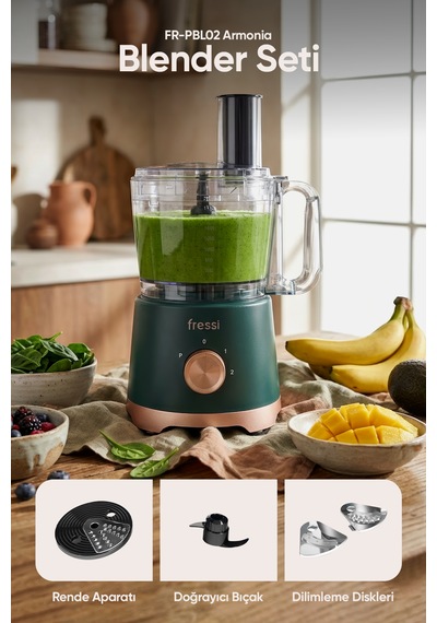 Fressi FR-PBL02 1200 W Power Blender Seti Mutfak Robotu