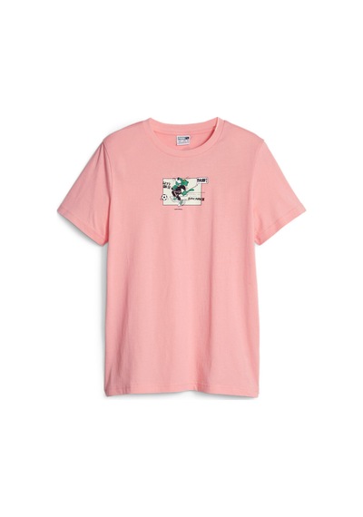 Puma 62262863 Classıcs Super Puma Tee Peach Smoothie Çocuk T-shırt 7 - 8 Yaş Pembe