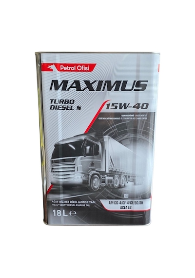 Petrol Ofisi 15w-40 Maximus Turbo Dizel S Motor Yağı 18 L