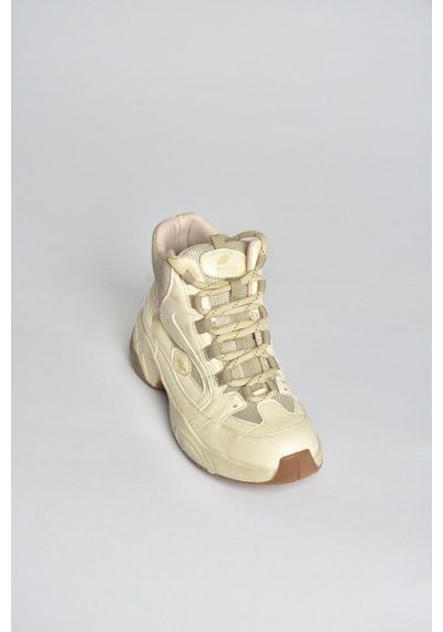 Fox Shoes V312415009 Bej Bilekli Spor Ayakkabı Sneakers Bej