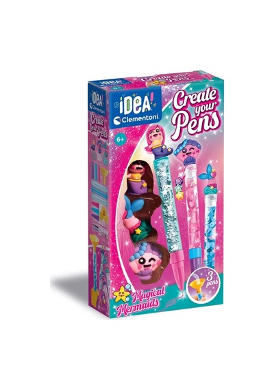 Idea Clemetoni - Kalem Tasarım Seti - Kankalar Magıcal Mermaıds