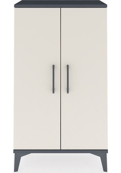 Arges Komodin 2 Kapaklı 60x30x106 Antrasit-aytaşı Antrasit
