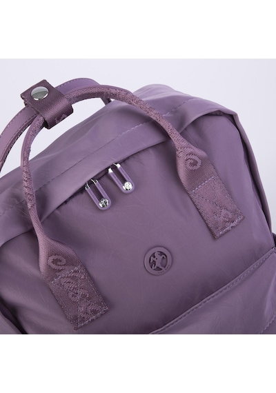 Nas Bag Unisex Sırt Ve El Çantası Büyük Boy Su Geçirmez Sırt Çantası 29x40 Cm Mor
